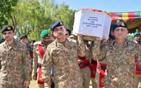 Sepoy Haroon William's Final Rites PM and COAS Honor Sacrifice in Rawalpindi