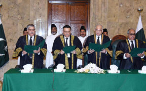 Supreme Court of Pakistan Swears In Three New Judges Total Now 17 Justices
