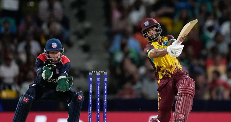 West Indies Dominate with Hope's Heroics to Clinch Victory Over USA with 55 Balls to Spare