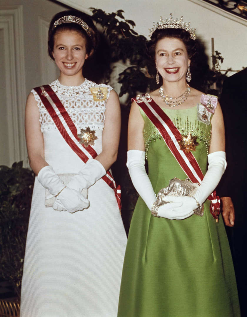 Princess Anne and Queen Elizabeth II