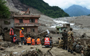 Fatal Landslide in Nepal: Vehicles Plunge 100 Feet Amid Rescue Efforts