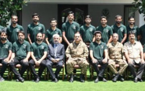 Pakistan Hockey Team Visits General Headquarters COAS Praises Performance