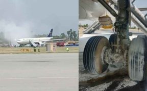 Plane Fire During Landing All Passengers Safe Emergency Landing in Karachi