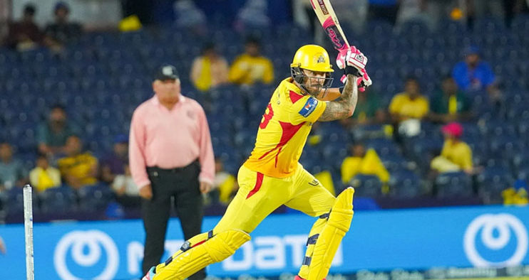 Texas Super Kings Dominate MI New York with Faf du Plessis Quick 72