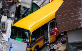 11 Dead in Shandong School Bus Crash Driver Loses Control