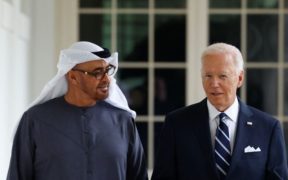 Biden and Harris Discuss Middle East Peace with UAE President