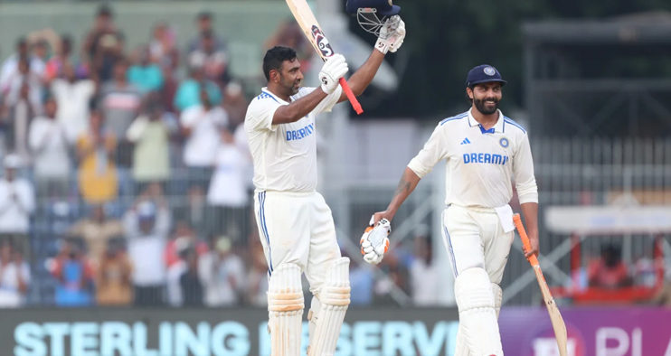 India's Ashwin and Jadeja Rescue Hosts After Early Collapse Against Bangladesh