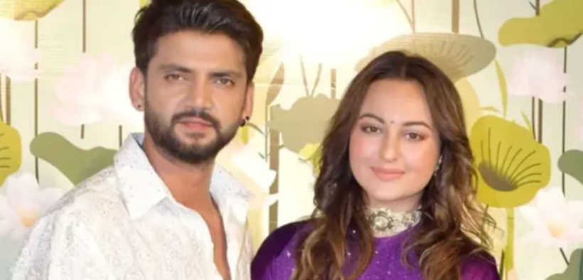 Sonakshi & Zaheer Celebrate First Ganpati After Marriage