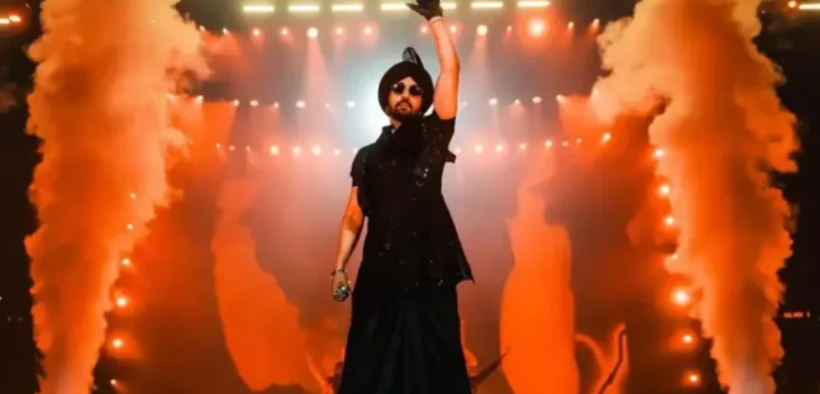 Diljit Introduces Mom & Sister at UK Concert