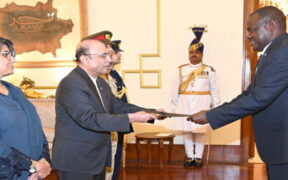 Envoys from Seven Nations Present Credentials to President