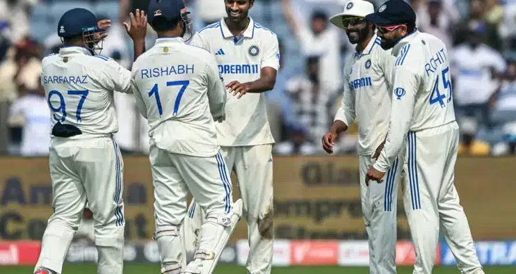 India Dominates New Zealand After Ashwin and Sundar's Heroics Despite Conway