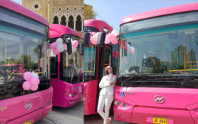 Lahore Launches 300 Pink Buses for Women