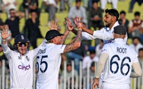 Pakistan Struggles Early After England Posts 267 as Sajid Khan's Six Wickets Shine