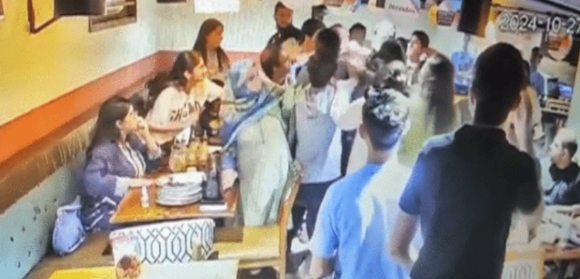 Viral Video Family Brawl Breaks Out in Karachi Restaurant