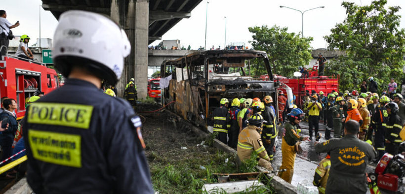 Tragic Bus Fire in Thailand Fatalities and Missing Students Reported