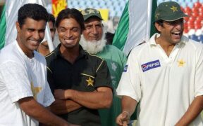 Legendary Fast Bowlers Shoaib Akhtar Wasim Akram Waqar Younis