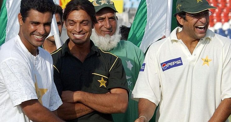 Legendary Fast Bowlers Shoaib Akhtar Wasim Akram Waqar Younis