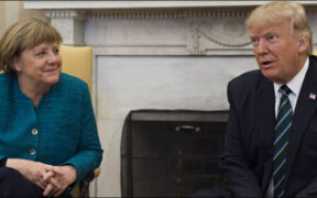 Merkel's Tense Meeting with Trump