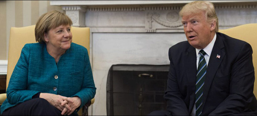 Merkel's Tense Meeting with Trump