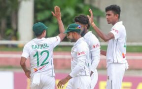 Rana Stars in Bangladesh's Dominant Position Against West Indies