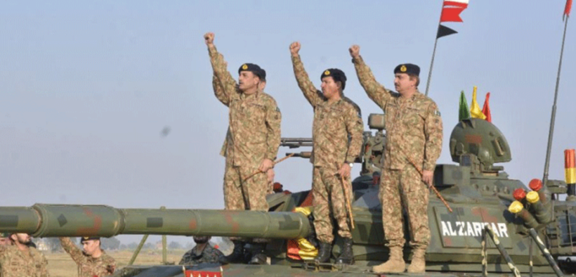 COAS Asim Munir Reviews Pak-China Exercise