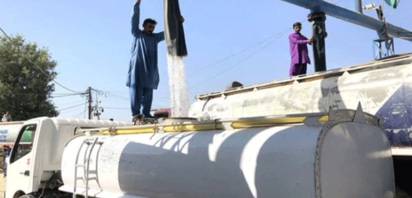 Karachi 24/7 Water Tanker Service Amid Pipeline Repairs