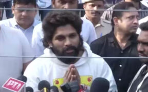 Allu Arjun Visits Stampede Victim