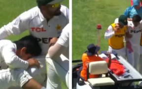 Saim Ayub Injured in Second Test Ankle Fracture Confirmed by PCB