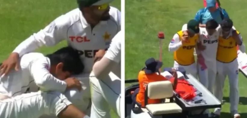 Saim Ayub Injured in Second Test Ankle Fracture Confirmed by PCB