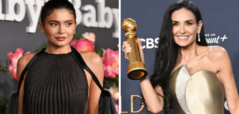 Demi Moore Snubs Kylie Jenner at Golden Globes?