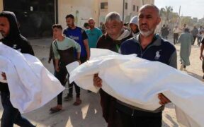 62 Killed in Gaza as Israeli Strikes Hit Cafe Schools