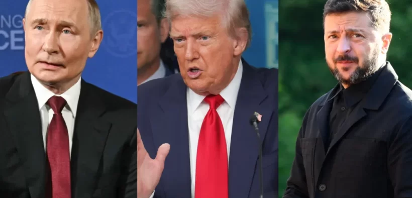 Trump Talks Ukraine with Zelensky EU Leaders