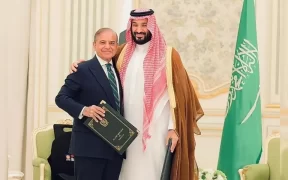 Shehbaz Saudi Visit Defense Pact Signed